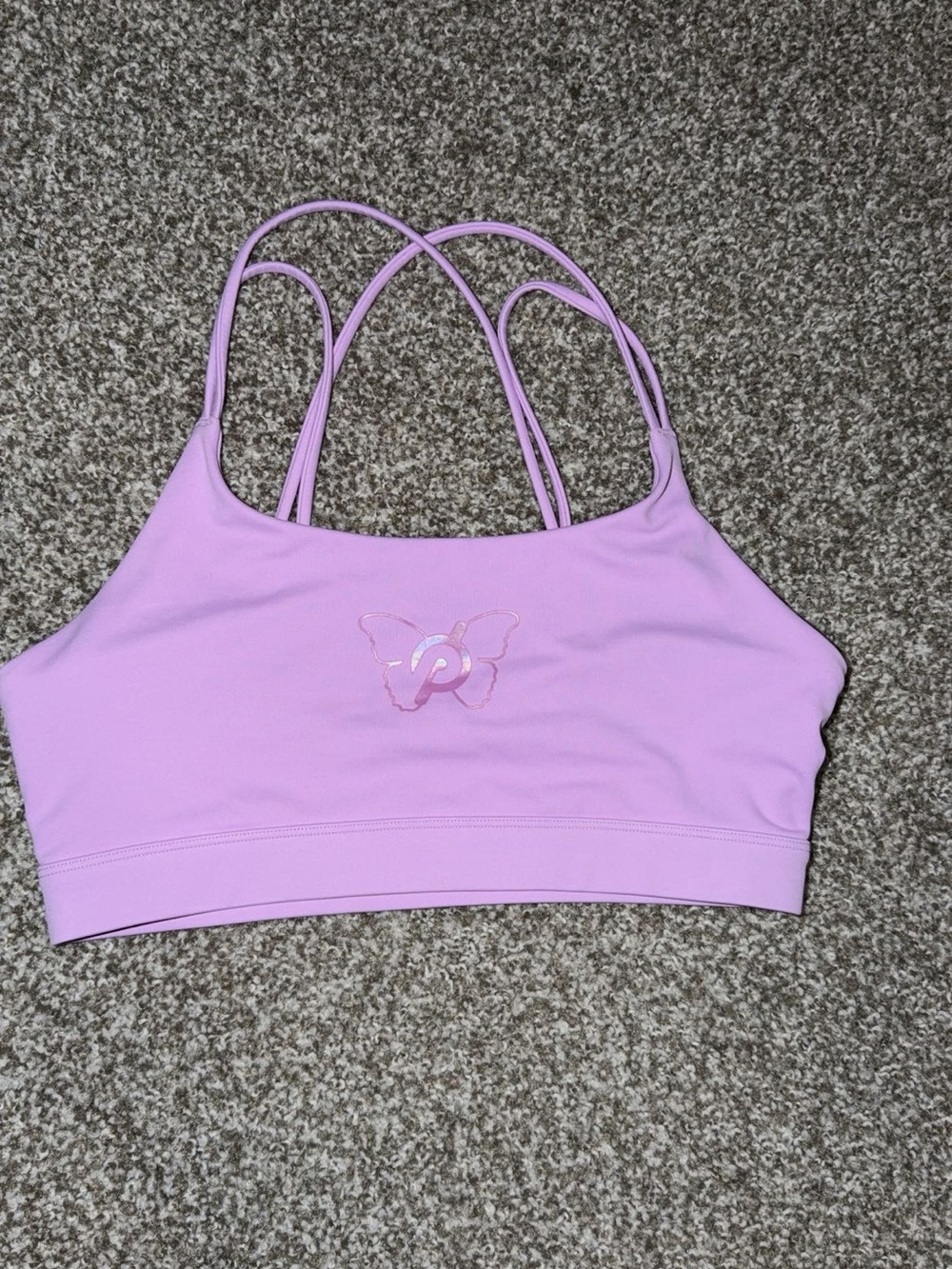 Pelton By Brittany Allen: Purple Sports Bra